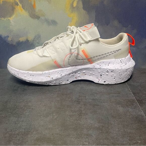 Nike Crater Impact CW2386-100 Women's Summit White Grey Fog Sneakers Size 7 - Picture 12 of 16